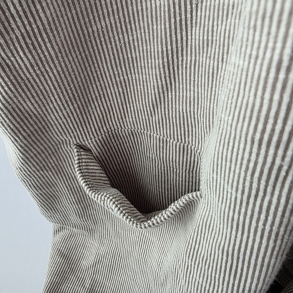 DONNI Cardigan Striped Ribbed OSFA Gray - Picture 5 of 11